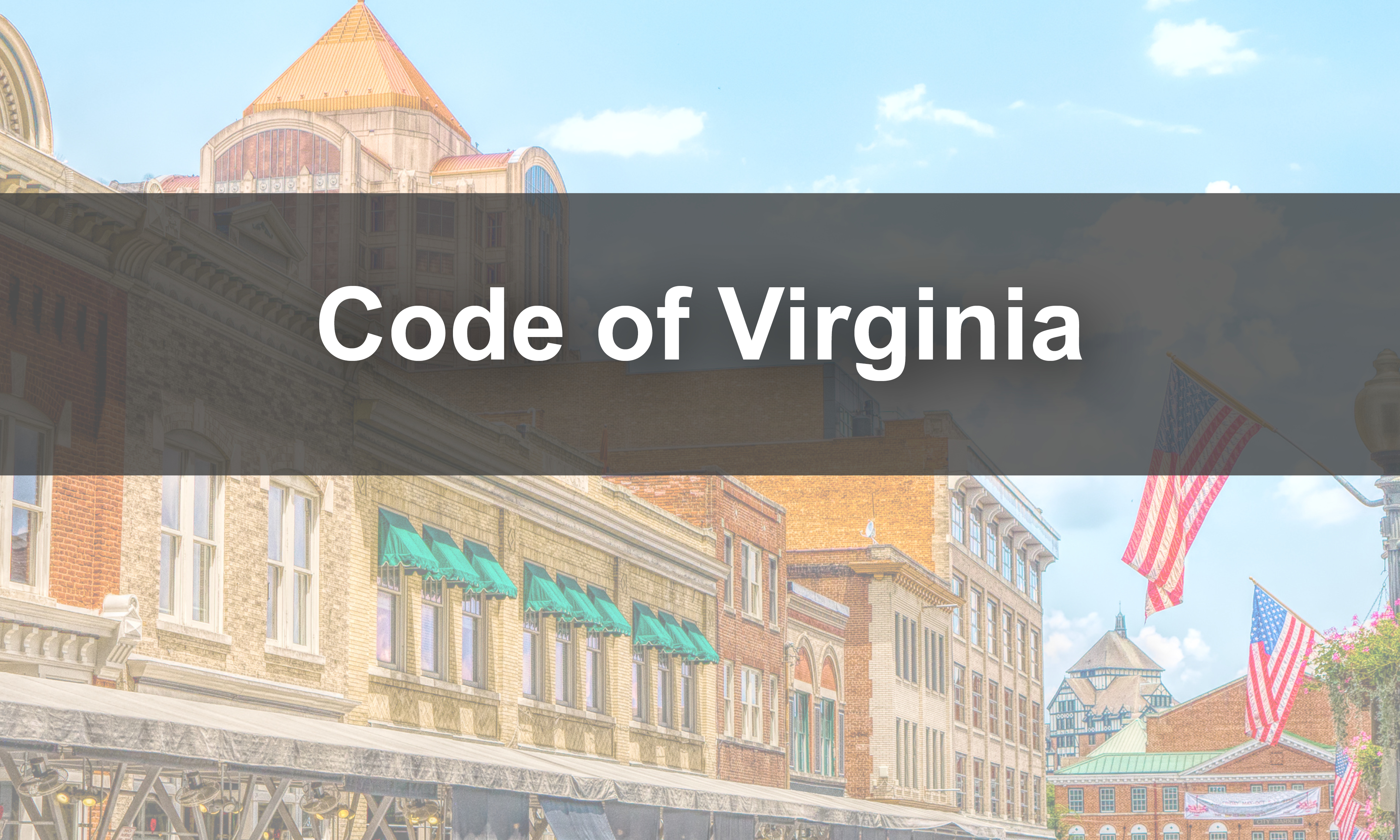 Link to Code of Virginia